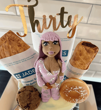 Jade Thirlwall’s Greggs themed birthday cake