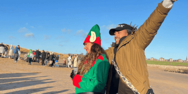 Jade and Jordan in South Shields