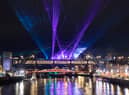 The laser show will take over the Quayside again to bring in 2023