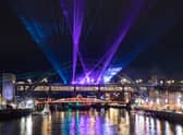 The laser show will take over the Quayside again to bring in 2023