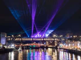 The laser show will take over the Quayside again to bring in 2023