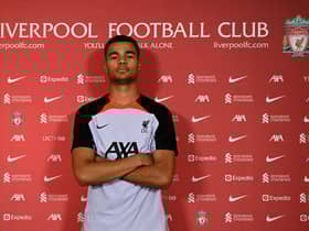 Liverpool’s latest signing Cody Gakpo.  (Photo by Andrew Powell/Liverpool FC via Getty Images)