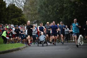 AUCKLAND, NEW ZEALAND - JULY 04: People run the 5km Parkrun around Western Springs Park on July 04, 2020 in Auckland, New Zealand. Parkrun events across New Zealand have resumed following their temporary suspension due to COVID-19. New Zealand is the only country in the world where the event is running at present due to the ongoing coronavirus pandemic. Parkrun is a free weekly 5km morning run or walk for people of all ages and abilities, with events held all over the world. (Photo by Phil Walter/Getty Images)