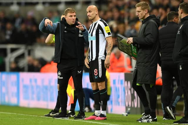 Newcastle United midfielder Jonjo Shelvey. (Photo by Stu Forster/Getty Images)