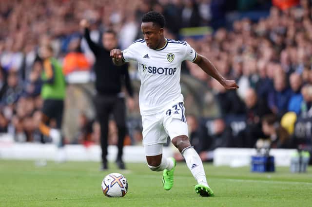 Leeds United winger Luis Sinisterra is among those likely to miss the visit to Newcastle United. (Photo by George Wood/Getty Images)