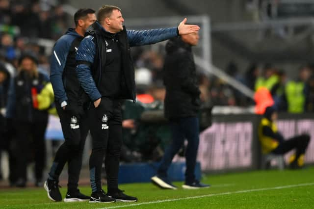 Newcastle United head coach Eddie Howe. (Photo by Stu Forster/Getty Images)