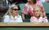 Czech’s former tennis player Martina Navratilova (R) has received a double cancer diagnosis