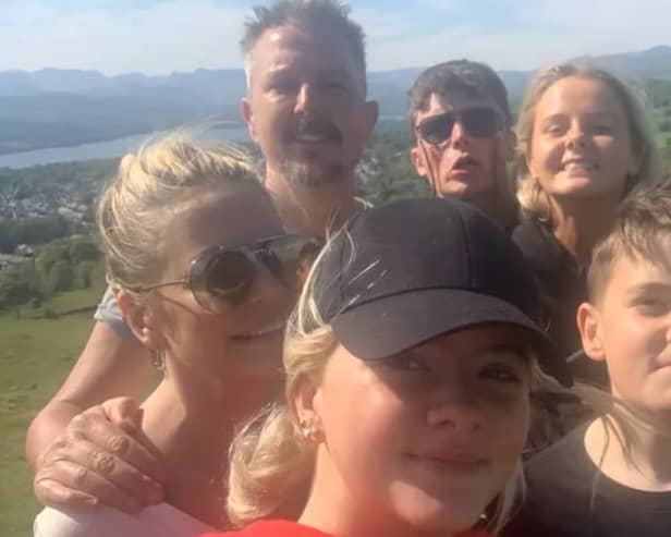 Quinton Bird, a property developer, was diagnosed with aggressive brain tumour six months after his wedding to Louise. Picture by Claudia Bird (Go Fund Me) 