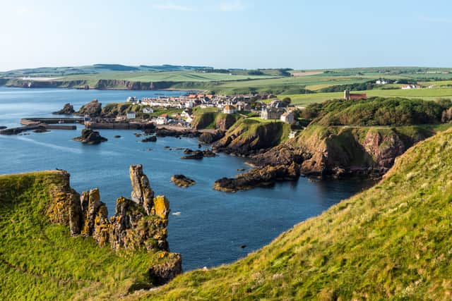 St Abbs in Scotland was the filming location for the hometown of fictional Thor (Image: Adobe Stock)
