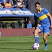 Boca Juniors midfielder Alan Varela.  