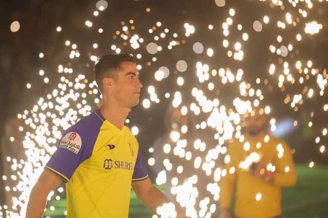 Cristiano Ronaldo has signed for Saudi Arabian side Al-Nassr. (Photo by FAYEZ NURELDINE/AFP via Getty Images)