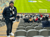 Clayton at St. James’ Park for the Leeds fixture