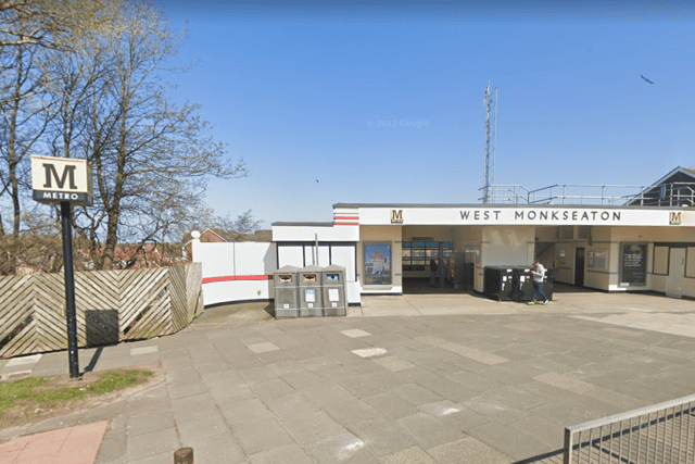 The alleged assault happened near West Monkseaton Metro station (Image: Google Streetview)