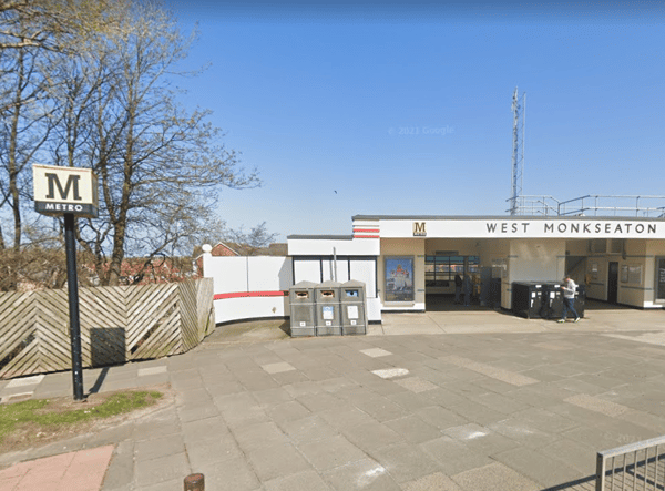 The alleged assault happened near West Monkseaton Metro station (Image: Google Streetview)