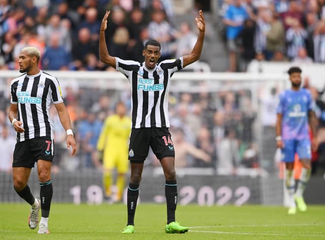 Newcastle United striker Alexander Isak. (Photo by Stu Forster/Getty Images)