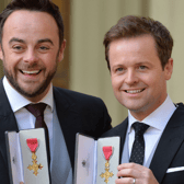 Ant and Dec were awarded OBEs for their services to broadcasting and entertainment in 2017.
