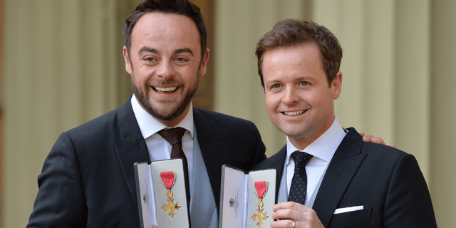 Ant and Dec were awarded OBEs for their services to broadcasting and entertainment in 2017.