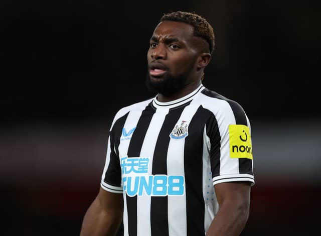 Newcastle United star Allan Saint-Maximin. (Photo by Julian Finney/Getty Images)