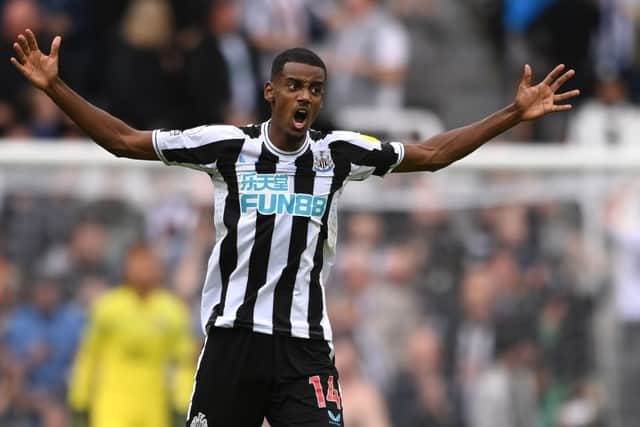 Newcastle United striker Alexander Isak. (Photo by Stu Forster/Getty Images)