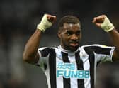 Newcastle United star Allan Saint-Maximin. (Photo by Stu Forster/Getty Images)