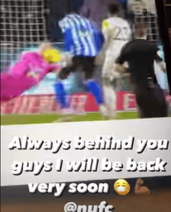 Allan Saint-Maximin has taken to Instagram to talk about his Sheffield Wednesday absence.