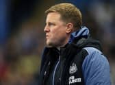 Newcastle United head coach Eddie Howe. (Photo by LINDSEY PARNABY/AFP via Getty Images)