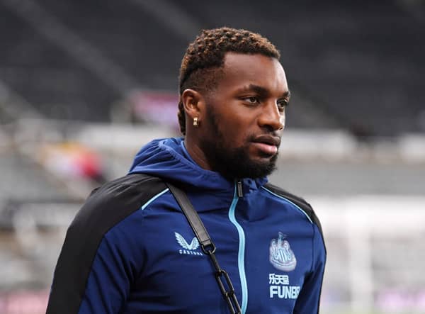 Newcastle United winger Allan Saint-Maximin. (Photo by Stu Forster/Getty Images)