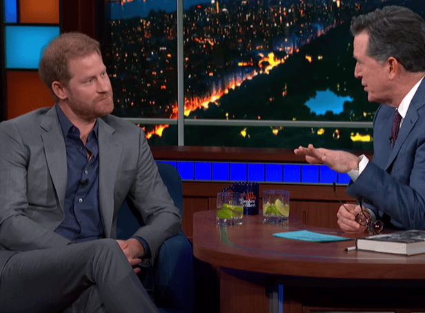 Harry, Duke of Sussex, appeared on CBS late night talk show The Late Show with Stephen Colbert on Tuesday evening (US time)