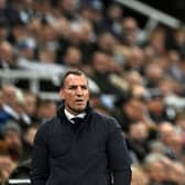 Leicester City boss Brendan Rodgers. (Photo by PAUL ELLIS/AFP via Getty Images)