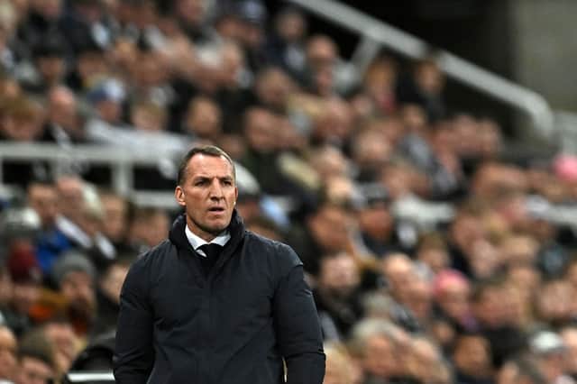 Leicester City boss Brendan Rodgers. (Photo by PAUL ELLIS/AFP via Getty Images)