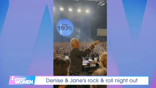 Denise was spotted in the crowd at The 1975’s Brighton show (Image: ITV)