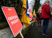 Around 100,000 civil servants will take part in a 24-hour walkout, the Public and Commercial Services (PCS) union has confirmed. (Credit: Getty Images)