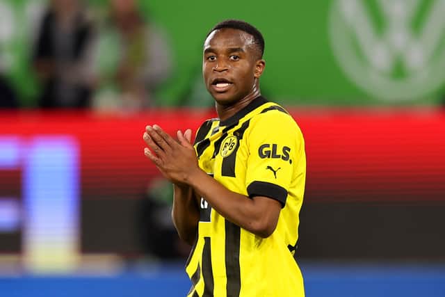 Borussia Dortmund starlet Youssoufa Moukoko. (Photo by Boris Streubel/Getty Images)