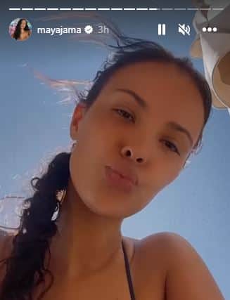 Maya Jama in South Africa (Instagram/mayajama)