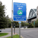 Cean Air Zone signs have been appearing across Newcastle and Gateshead