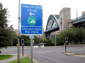 Cean Air Zone signs have been appearing across Newcastle and Gateshead