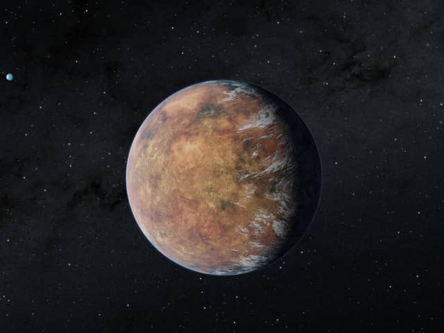 An image of newly discovered TOI 700 e Earth-sized planet