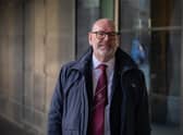 Mick Whelan, the General Secretary of the Associated Society of Locomotive Engineers and Firemen (ASLEF) arrives to attend a Commons Select Committee on rail strikes at Portcullis House.