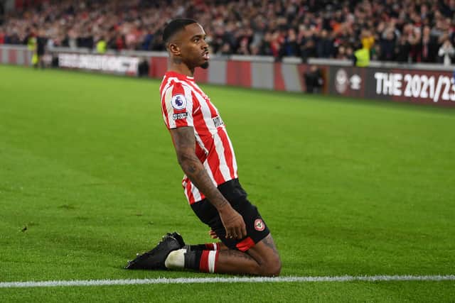 Ivan Toney received abuse online after a 2-0 win over Brighton in October