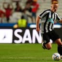 Newcastle United midfielder Matty Longstaff.  (Photo by Gualter Fatia/Getty Images)
