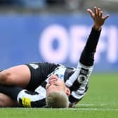 Newcastle United midfielder Bruno Guimaraes. (Photo by Michael Regan/Getty Images)