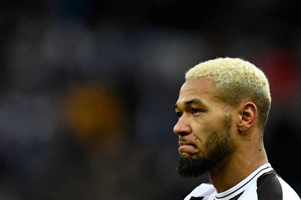 Newcastle United midfielder Joelinton. (Photo by OLI SCARFF/AFP via Getty Images)