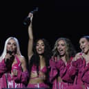 Another BRIT win for Little Mix as they win British Artist Video of the Year for Woman Like Me in 2019.