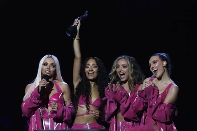 Another BRIT win for Little Mix as they win British Artist Video of the Year for Woman Like Me in 2019.