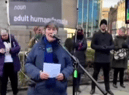 The speaker in Newcastle (Image: YouTube)