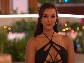 Maya Jama Love Island 2023 Ep1 on ITV2 (ITV images)
