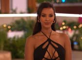 Maya Jama Love Island 2023 Ep1 on ITV2 (ITV images)