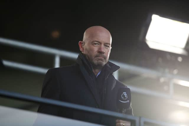 Newcastle United legend Alan Shearer.  (Photo by LINDSEY PARNABY/POOL/AFP via Getty Images)