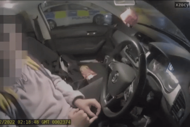 Footage has been released by police following a winter crackdown on the crime