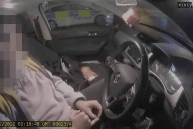 Footage has been released by police following a winter crackdown on the crime